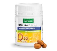 Sanct Bernhard Ubiquinol 50 mg Q10 monocápsulas bioactivas 100% natural, obtenido por fermentación de levadura, purificadas cromatográficamente, de la más alta calidad (KANEKA Ubiquinol™), 75 cápsulas