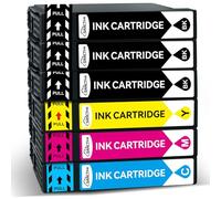 SANCTink - Cartucho de Tinta Compatible con Epson para Epson Workforce WF-2860 WF-2865 WF-2880 WF-2885 XP-5100 XP-5105 XP-5155 XP-5150, 6pack