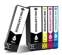 SANCTink Cartuchos de Tinta Compatibles con 35XL para Workforce Pro WF-4720DWF WF-4725DWF WF-4730DTWF WF-4740DTWF (2 Negro, 1 Cian, 1 Magenta, 1 Amarillo)