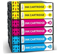 SANCTink Cartuchos de Tinta para Epson para impresoras Epson XP-5100 XP-5105 XP-5155 XP-5150 WF-2860DWF WF-2865DWF WF-2880DWF WF-2885DWF, 6 Unidades