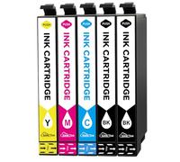 SANCTink Cartuchos de tinta para impresora Epson Workforce Pro WF-3820DWF WF-4830DTWF - 3825DWF 4820DWF 4820DWF 4825DWF WF-7830DTWF WF-7835DTWF WF-7840DTWF (5 unidades)