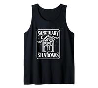 Sanctuary of Shadows Gótico Misterio Oscuro Fantasía Gráficos Camiseta sin Mangas