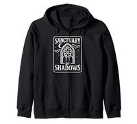 Sanctuary of Shadows Gótico Misterio Oscuro Fantasía Gráficos Sudadera con Capucha