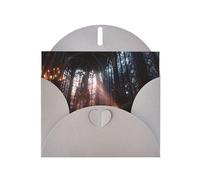 Sanctum Gleam - Tarjeta de felicitación con sobre gris para vacaciones, cumpleaños, bodas, aniversarios, escribir bendiciones únicas