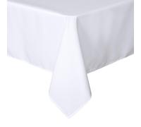 sancua Mantel rectangular 90 x 132 pulgadas Mantel de poliιster lavable a prueba de derrames resistente al agua, mantel decorativo de tela pa