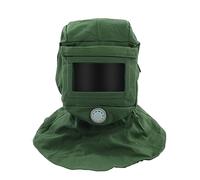 Sand Blasting Hood Cap, Shawl Cap Sandblaster Mask con Vidrio Transparente y Diseño de Ventilación, Canvas Shawl Sandblaster Protective Gear Mask Anti Dust Hood