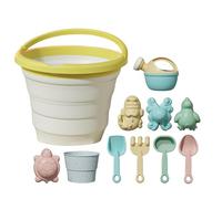 Sand Bucket - ABS Farm Beach Toys, Portable Kids Sands Buckets, 7.87x7.87 Inches Travel Sand Toys | Reusable Digging Game Tools with Folding Fruit Bucket for Kids Ages 3+ Outdoor Garden Sw