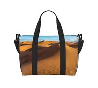 Sand Dunes in The Sahara Desert - Bolsa de viaje grande estampada para gimnasio, fin de semana y viaje de negocios, ligera
