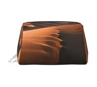 Sand Dunes - Organizador de maquillaje listo para viajar, bolsa de aseo portátil para mujer, Silver, Talla única, Neceser
