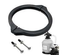 Sand Filter Clamp, Heavy-Duty Replacement Valve Clamp Assembly, Precision Filtration System Part for Outdoor Pools, Hot Tubs, Spas, Garden Fountains, Backyard Water Features, Lawn Irrigation Systems