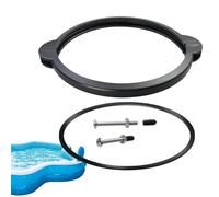 Sand Filter Clamp, Replacement Spa Filtration System Part, 10.82 Inches, Heavy Duty Leak-Proof Design, Rust-Resistant Construction, Pool Valve Clamp Assembly for Outdoor Lawn Garden Maintenance