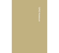 Sand Grid Notebook for Math, Notes and Structured Writing: Minimalist graph paper notebook for math, planning and organized notes