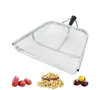 Sand Sifter Shovel - Soil Sieve | Sturdy Stainless Steel Harvest Strainer with Easy Grip Handle, Ergonomic Farm Shovel for Planting Weeding Sifting Grain, 16.93x12.99", Heavy Duty Gardening Tool