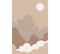 Sand & Stone - Cloudrise - 6x9” Lined Journal | Cream Paper: A neutral-toned notebook for soft beginnings and open thought.