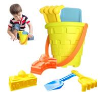 Sand Toy Set - 5pcs Sand Bucket Set, Beach Sands Toys, Toddler Outdoor Toy For Kids, Backyard Game | Funny and Summer Party Playsets For Kids Ages 3+, Toddler Outdoor Activities, Enhances Fine