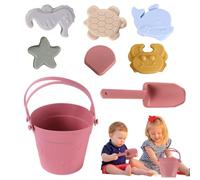 Sand Toy Set - 8PCS Sand Bucket Set Funny & Summer Party Playsets