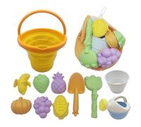 Sand Toys For Beach Outdoor Sand Molds Game Set Portable Beach Toys Set For Kids Home Camping Vacation Pool Travel Outdoor Playground Backyard Sandbox Castle Building Kit Bucket Shovel