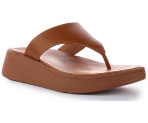 Sandal Aplanada De Cuero Luxe Toe Mode Para Mujeres Color Marrón EU 36-42