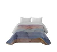 Sandal - edredón nórdico estampado - acolchado de gran confort y extrasuave - gramaje 300 gramos con tacto pluma - cama 180 - ocean blue
