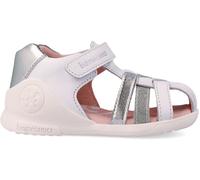 Biomecanics SANDALIA BASICA BLANCO Y PLATA