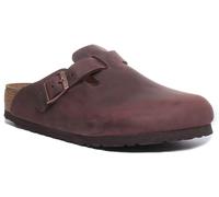 Sandalia Casual Para Hombre Birkenstock Boston Nl En Marrón Oscuro UK 5 - 12