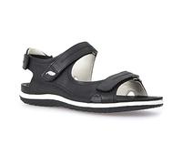 Sandalia Casual Plana de Piel, con Suela de Goma - D52R6A para: Mujer