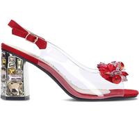 Sandalia con tacón para mujer LAURA VITA Missy 14 ROJO 37
