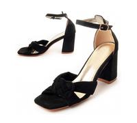 Sandalia Con Tacón Para Mujer. Montevita Sanndal2 88457 Negro