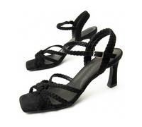 Sandalia Con Tacon Para Mujer. Montevita Sanndal22 91725 Negro