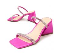 Sandalia Con Tacón Para Mujer. Montevita Sanndarey2 90492 Fuxia