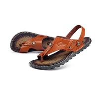 Sandalia Correctora De Dedos Para Hombre, Sandalia Correctora De Juanetes Sin Cordones Para Vacaciones En La Playa Cómoda De Verano Para Hombre, Transpirables Antideslizantes (Color : Brown, Size :