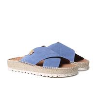 Sandalia Cruzada para Mujer en Serraje - Bali-A - Indigo, 41 EU