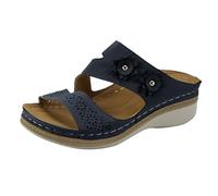 Sandalia De Cuna Para Mujer Moda Zapatos Playa Sexy Y Bonitas CuñA Lavable Verano Casual Con Punta Abierta Sandalias