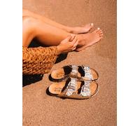 Sandalia de mujer con hebillas tipo BIO | GUAM-TE 35 DORADO