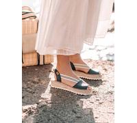 Sandalia de plataforma de yute para mujer | ESTEL-SW 36 MARINO