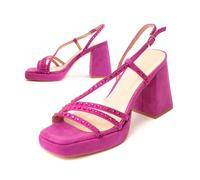 Sandalia De Tacón Para Mujer. Montevita Festsand2 90356 Fuxia