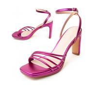 Sandalia De Tacon Para Mujer. Montevita Sandale4 91773 Fuxia