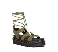 Sandalia Dr Martens Nartilla De Piel Nobuk Verde Oliva