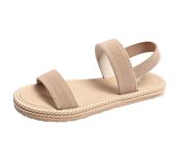 Sandalia genérica para mujer sandalias de verano cómodo rtopédico sandalias de verano cómodo para mujer bohemia Sandalia cuña playa bohemio elegante para oficina y salidas diarias, Beige 1, 39 EU