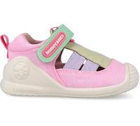 SANDALIA LONA BASICA FUCSIA