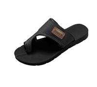 Sandalia Mujer plana anillo dorado sintético suela silenciosa vestido chic, Le Noir, 40 EU