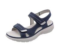 Sandalia Mujer Tacón Sandalias Mujer Verano Cómodas, Mulas De Cuero Vintage, Plataforma, Cuentos, Zapatillas Ortopédicas Prima, Zapatillas De Playa De Verano Talla Zapato Mujer Cuña, Azul oscuro., 40