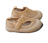 Sandalia Niña - Sandalias De Red para Niños Zapatos De Baile De Verano para Bebés para Jardín De Infantes para Interiores para Niños Y Niñas Zapatos Blancos Pequeños (Khaki 24)
