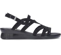 Sandalia para mujer 24HRS 26814 Nobuck NEGRO 35