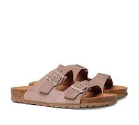 Sandalia para Mujer en Serraje Tipo Bio - Ghana - Taupe, 41 EU
