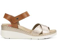 Fluchos Sandalia para Mujer F2139 Leza de la Talla 39 en Color Platino