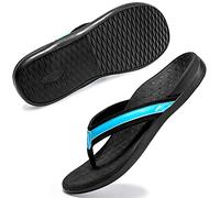 Sandalia para pies de fascitis plantar con soporte de arco - Mejor giro ortopédico., Azul (Azul (Jewel Blue)), 36 EU