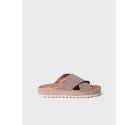 Sandalia plana con tiras cruzadas | BALI-A 35 TAUPE
