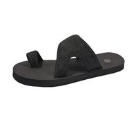 Sandalia Punta Cerrada Mujer Ortopédica Transpirable Cómodo Ligero Playa Verano Zapatos Abierto Zapato Caminar Retro Casual Moda Verano Comfy Bohemia Plataforma Sandalias Antideslizante, Negro , 39