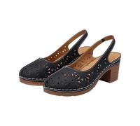 Sandalia Punta Cerrada Mujer, Sandalia De Tacón Cuadrado Ortopédico Cómodo | Sandalias De Bloque Talón Medio, Chic Calado, Ligero Y Transpirable, Sandalias Con Apoyo Deseo Plantar, Casual Ciudad